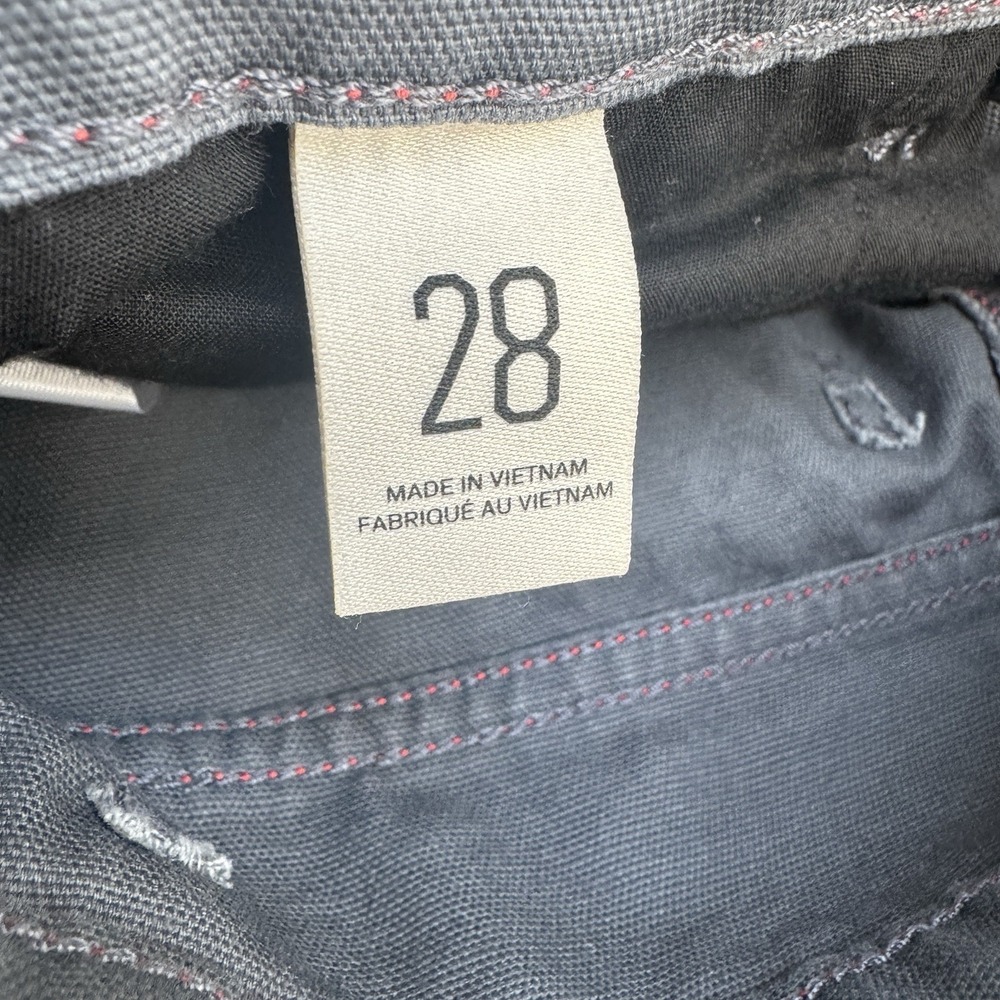 BDG Urban Outfitters Gray Red Stitch Straight Carpenter Pants Cotton 28 - Picture 4 of 12